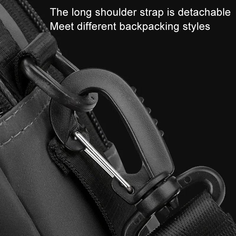 Waterproof Men Shoulder Bag Versatile Outdoor Crossbody For Travel & Everyday Use - Dark Blue 8