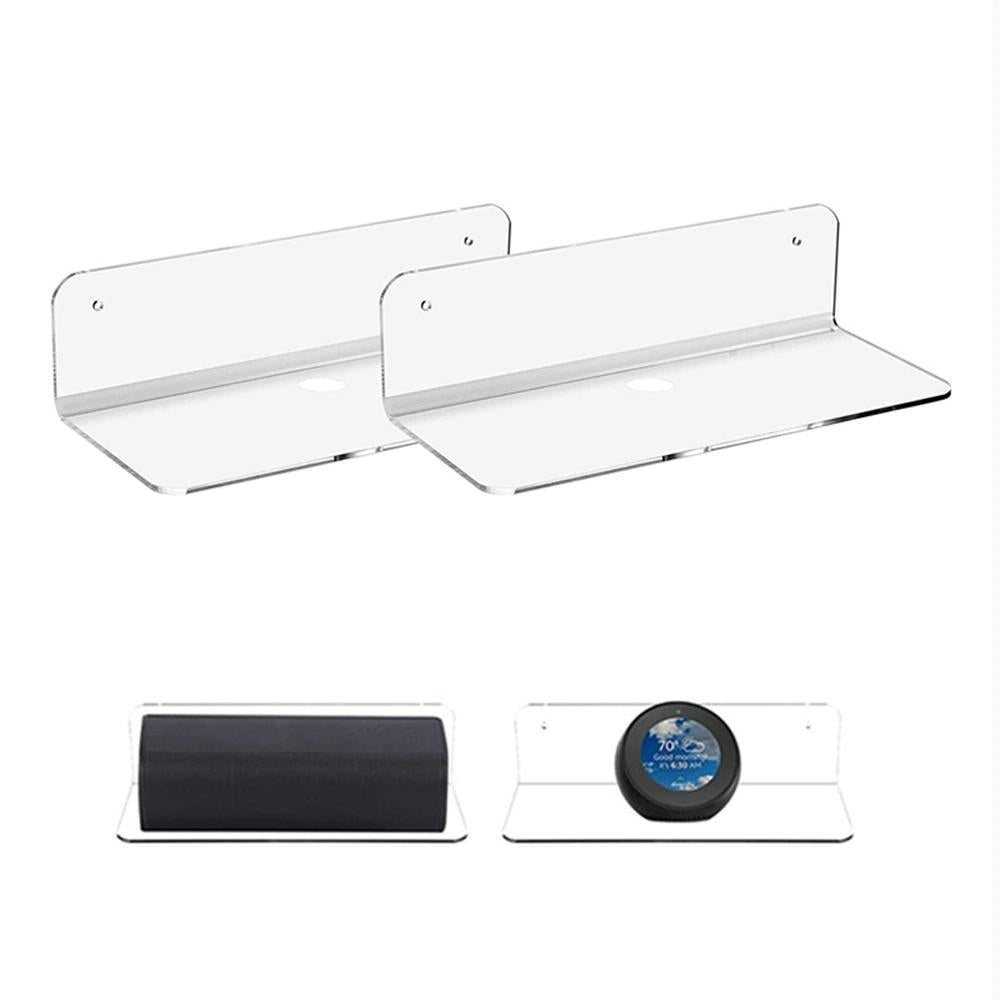 Set of 2 Wall Mounts for Speakers and Surveillance Cameras - White 12