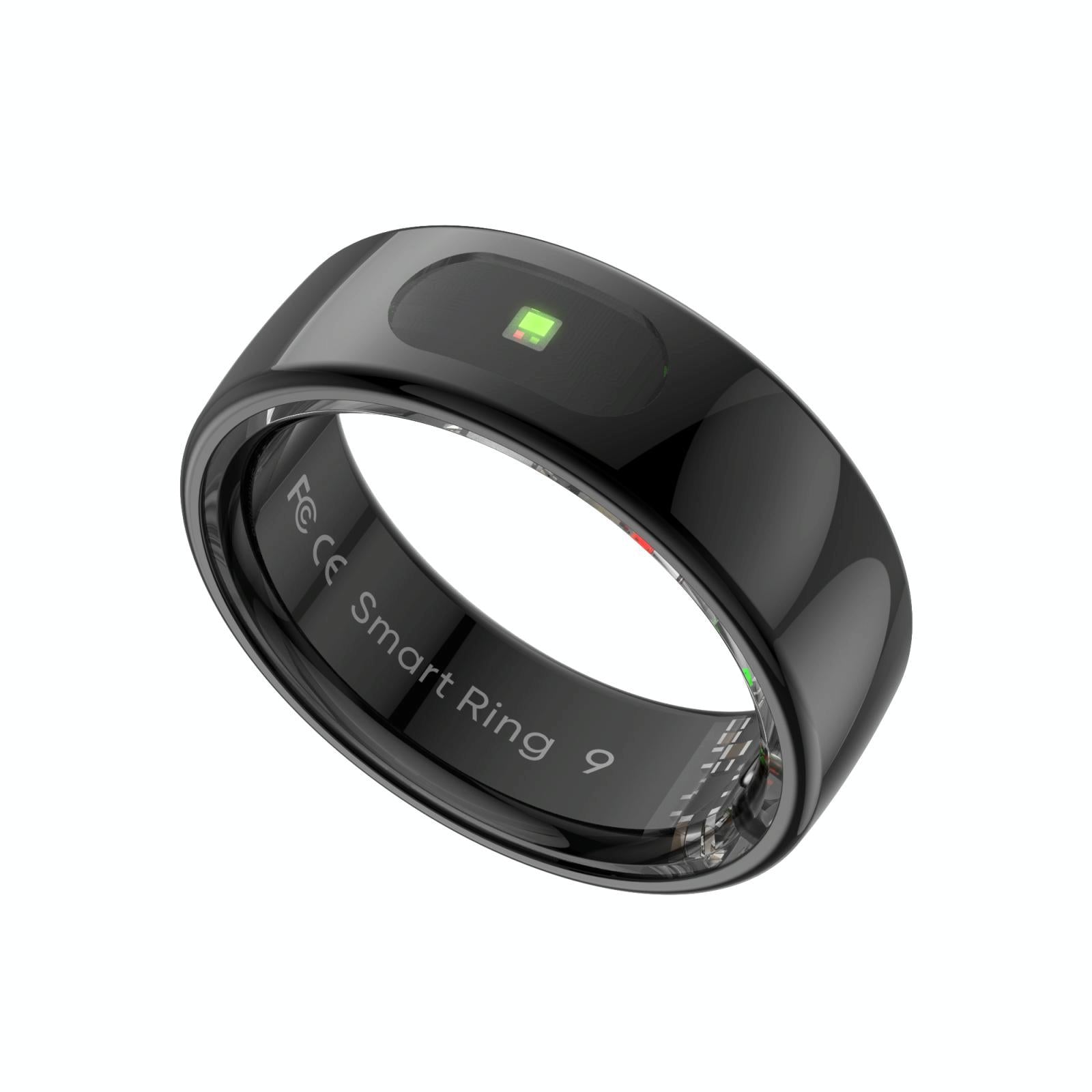 Smart Ring Heart Rate Blood Oxygen Sleep Sports Size 10 - Silver 3