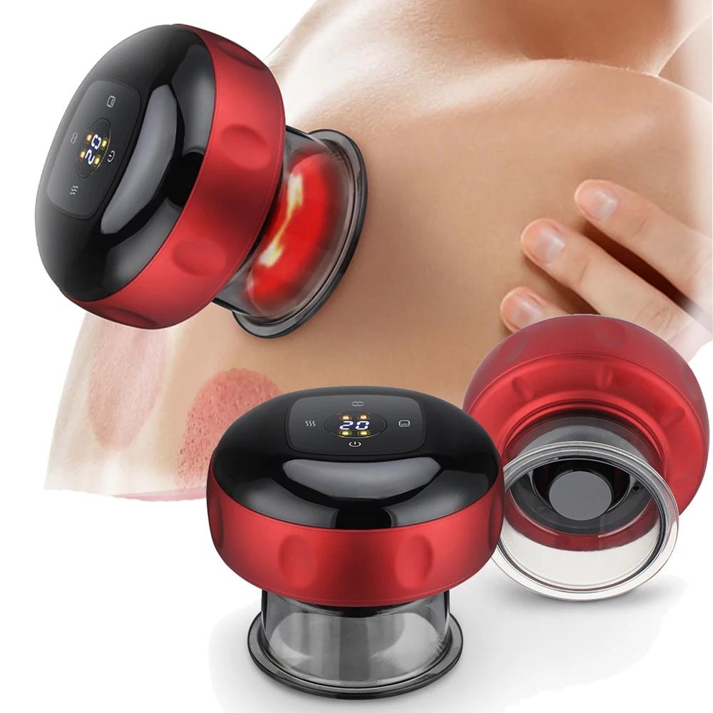 12-Speed Cupping Massager Set With 3 Cups - Black 3