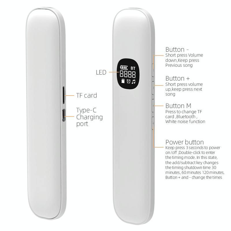 Bld07 Bluetooth 5.4 Sleep Speaker Bone Conduction - White 6