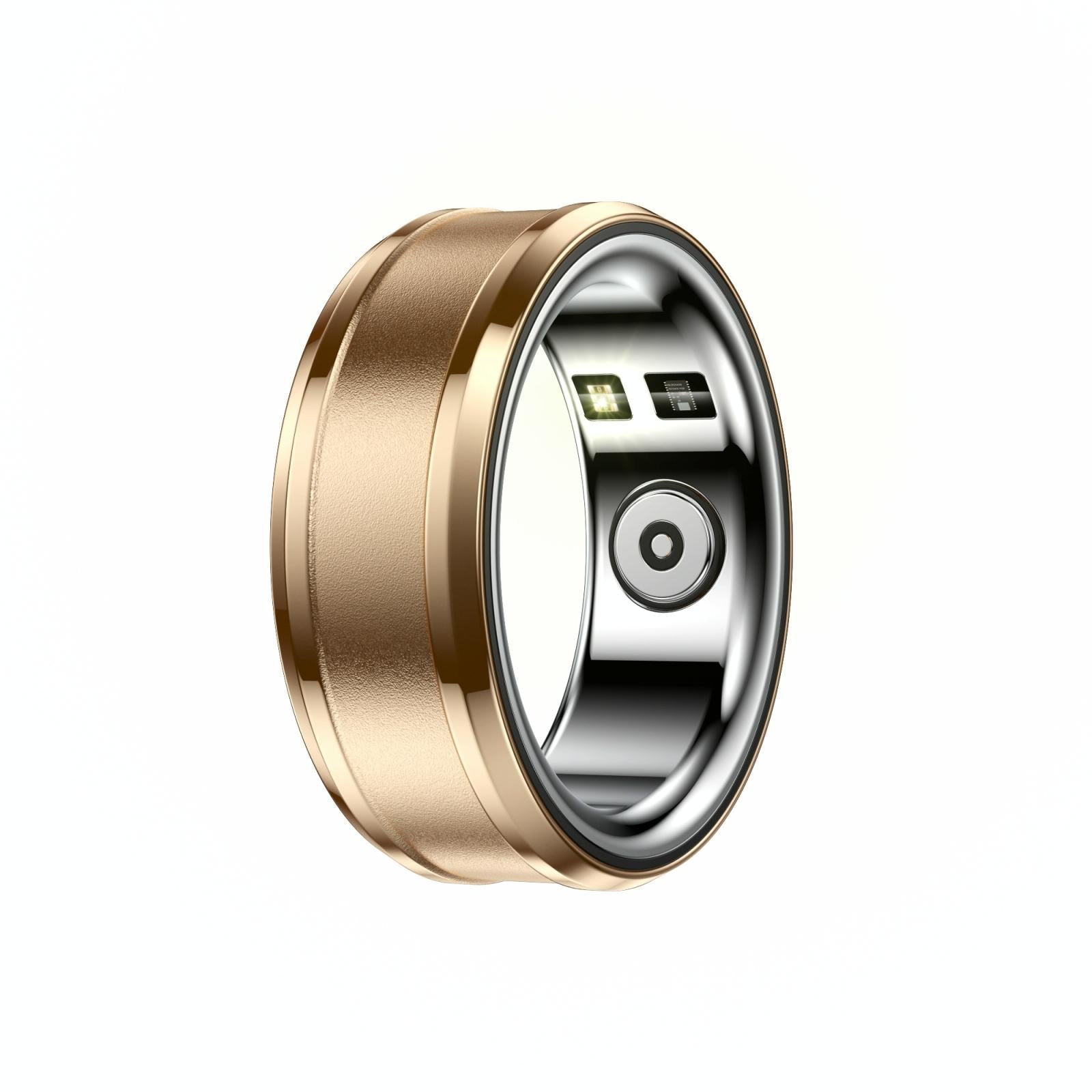 Smart Ring With Heart Rate Blood Oxygen And Sleep Monitoring - Size 20 - Blue