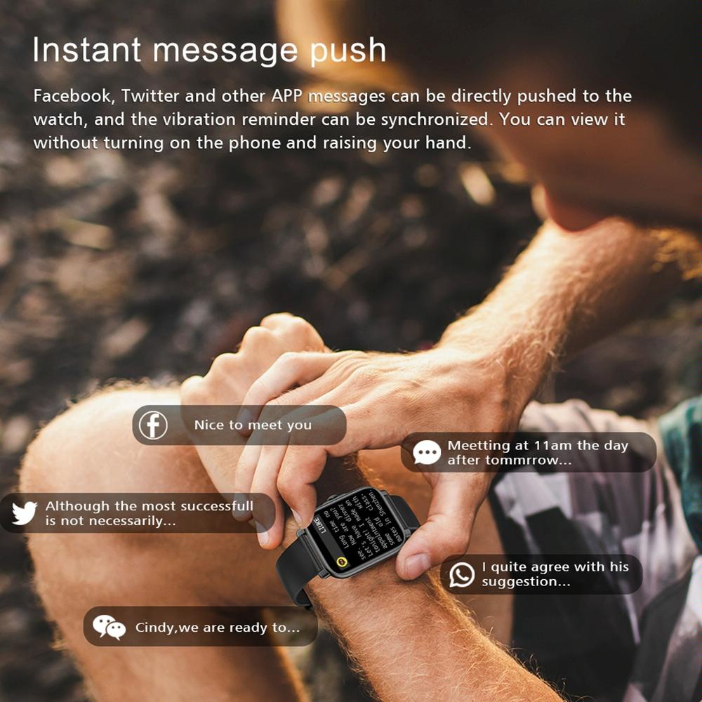 1.69 Inch Ip67 Waterproof Smart Watch With Bluetooth Call & Multiple Sports Modes - Gold 6