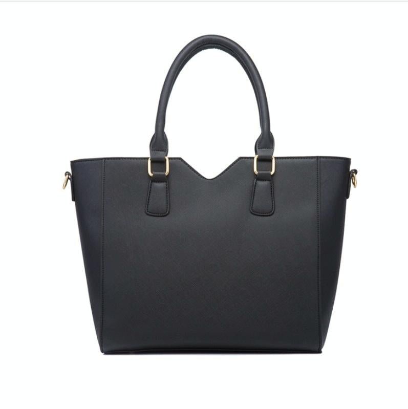 Versatile 4-in-1 Ladies Handbag with Large Capacity - Navy Blue 5