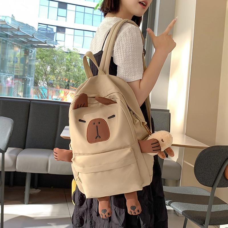 Versatile Large Capacity Backpack For Students - White 3