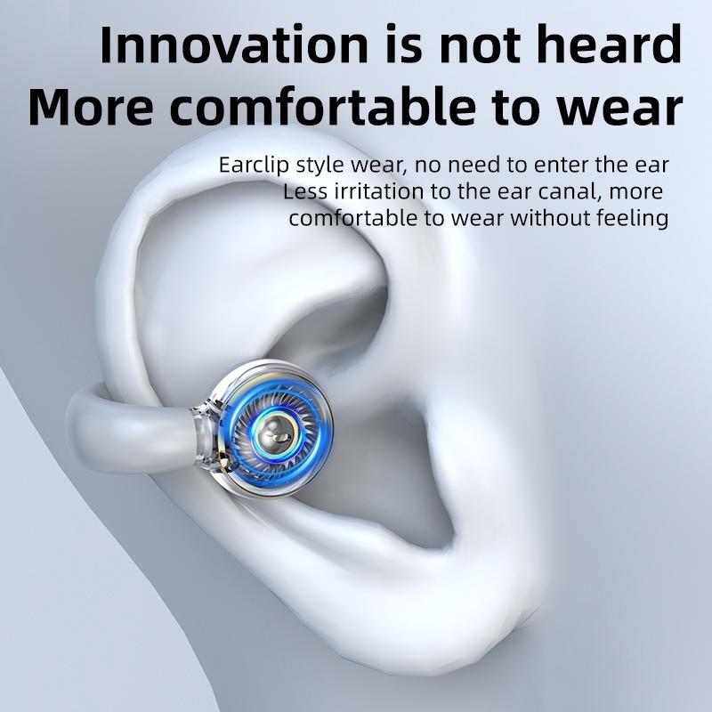 Wireless Earphones with Digital Display and Charging Case - Blue 10