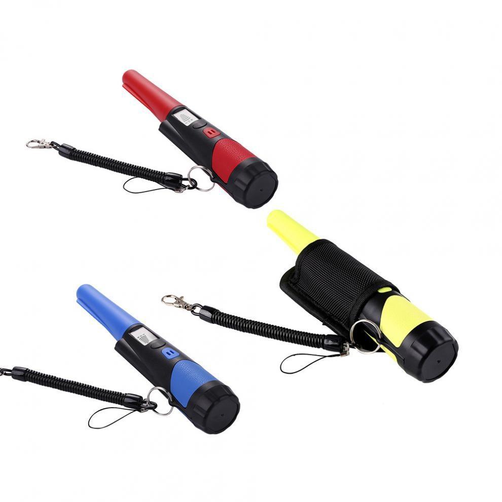 Lcd Display Gold Treasure Hunter with Flashlight - Handheld Metal Detector Black - Blue 5