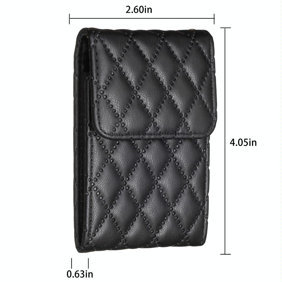 Vertical Card Bag For Mobile Phones Sticker - Black 14