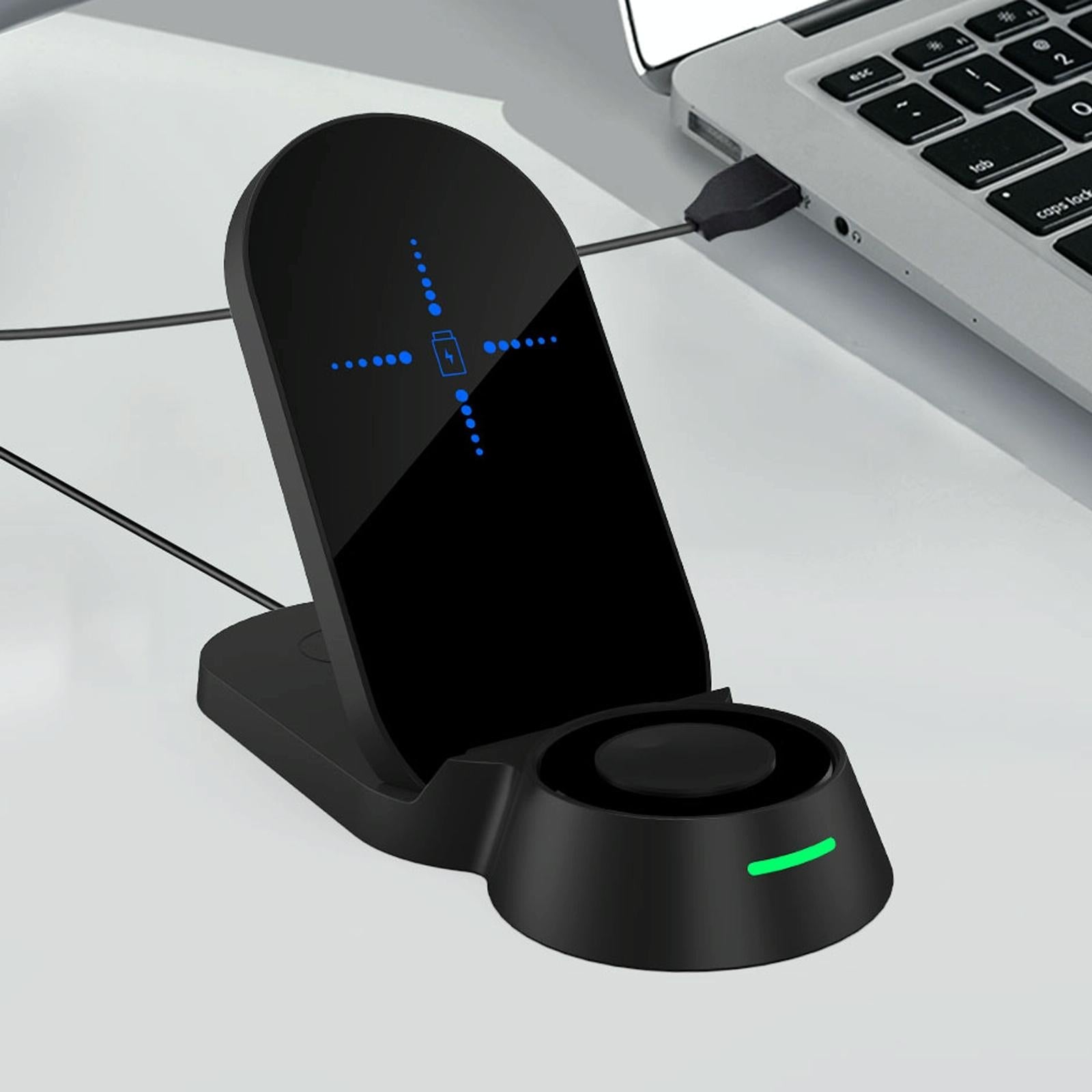3 In 1 Foldable Wireless Charger For Smart Devices - White 11