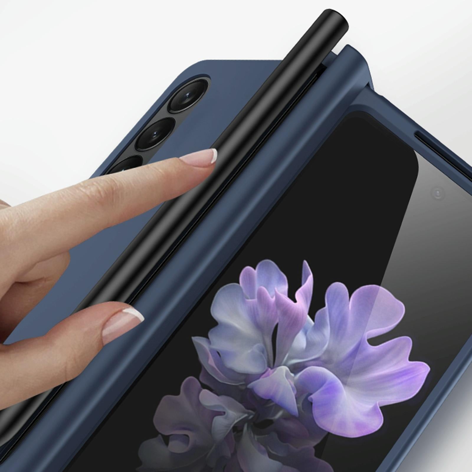 For Samsung Galaxy Z Fold4 5G Integrated Shockproof Case - Purple 7