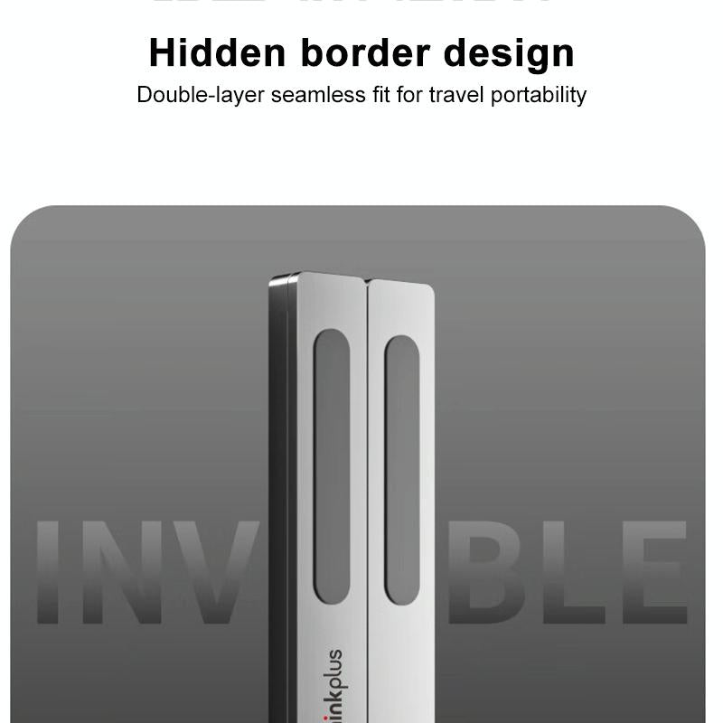 Lenovo Thinkplus Foldable Laptop Stand - Desktop Compatible - Silver 3