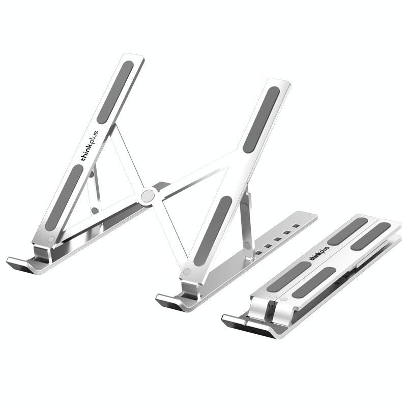 Lenovo Thinkplus Foldable Laptop Stand - Desktop Compatible - Silver 9