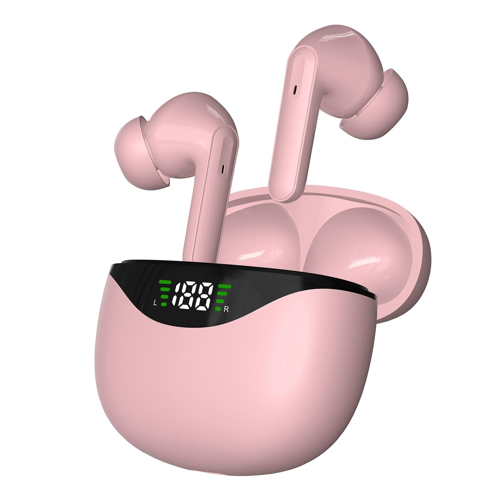 Wireless Tws Bluetooth Earphones - Stereo Sound - Pink 12