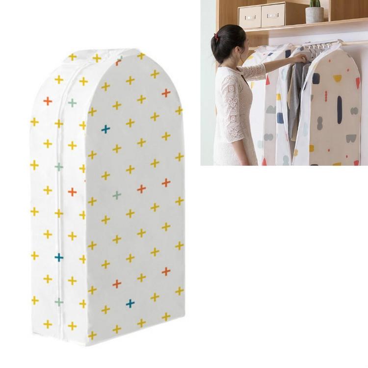 Small 3d Hanger Pocket Wardrobe with Dust Cover - Plus Sign 10