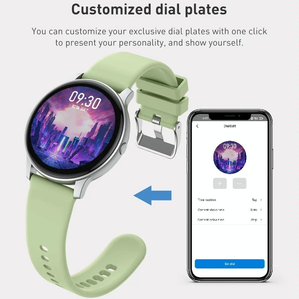 Bluetooth Talk Smartwatch Multi-Function Monitor Heart Rate / Blood Pressure / Blood Oxygen / Sleep - Blue 6