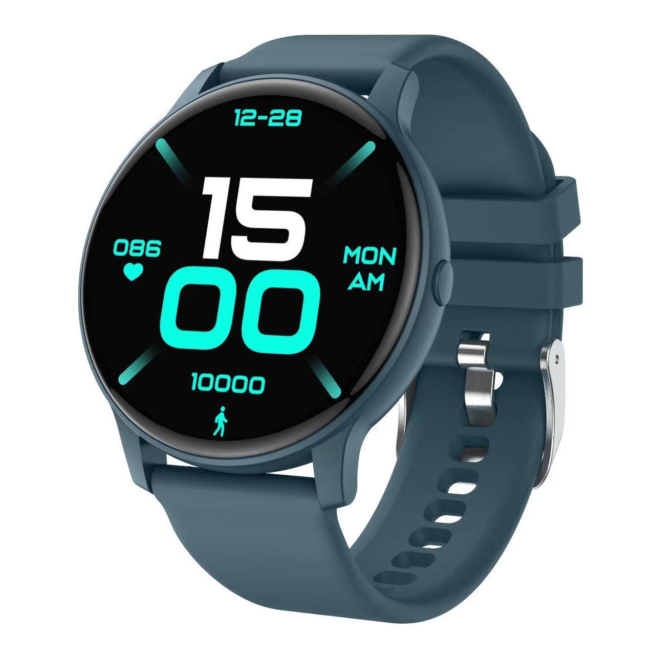 Bluetooth Talk Smartwatch Multi-Function Monitor Heart Rate / Blood Pressure / Blood Oxygen / Sleep - Blue 14
