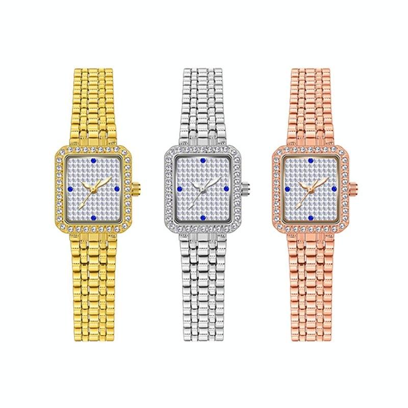 Stylish Diamond Women Alloy Watch Available - Rose Gold 3