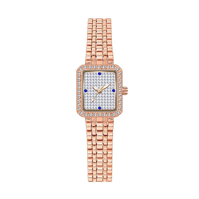 Stylish Diamond Women Alloy Watch Available - Rose Gold 6