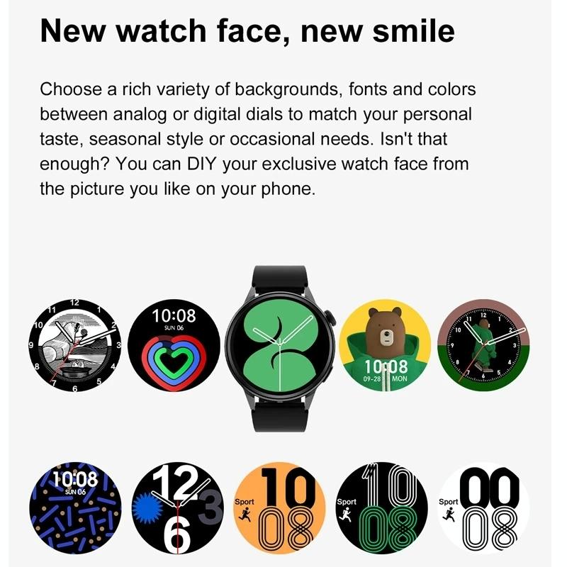 Silicone Band Smart Watch With Colour Screen - Silver 7