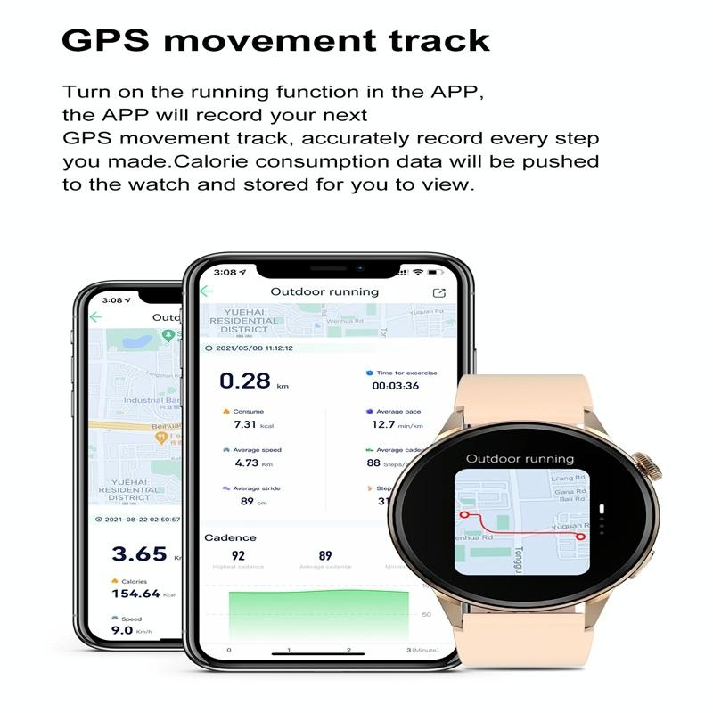 Silicone Band Smart Watch With Colour Screen - Silver 10