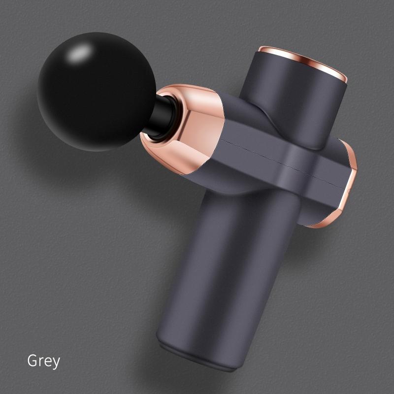 Compact 12V Muscle Relax Massage Gun - Mini Size - Gray 12