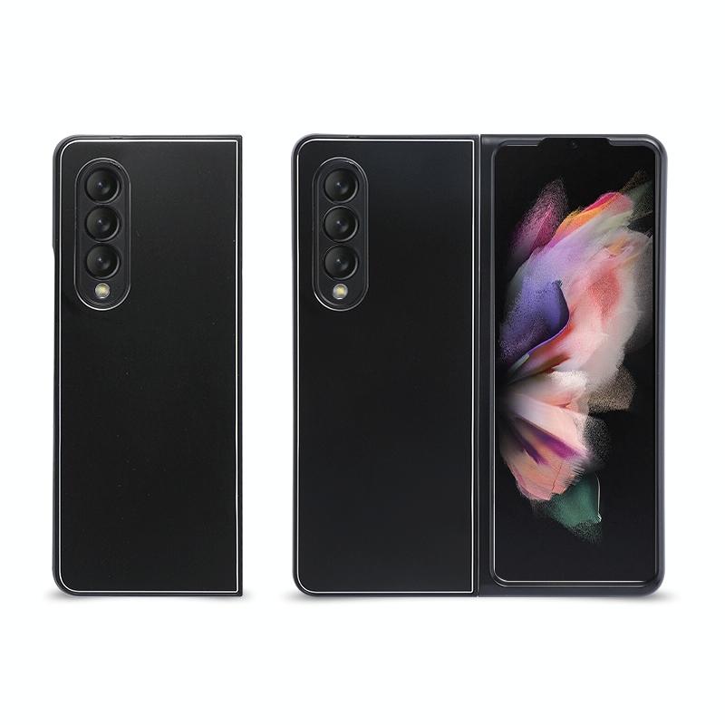 For Samsung Galaxy Z Fold4 5G Aluminum Foldable Phone Case - Black 9