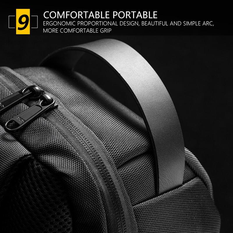 Canvas Anti Theft Chest Bag For Men Blue One Shoulder Design 8