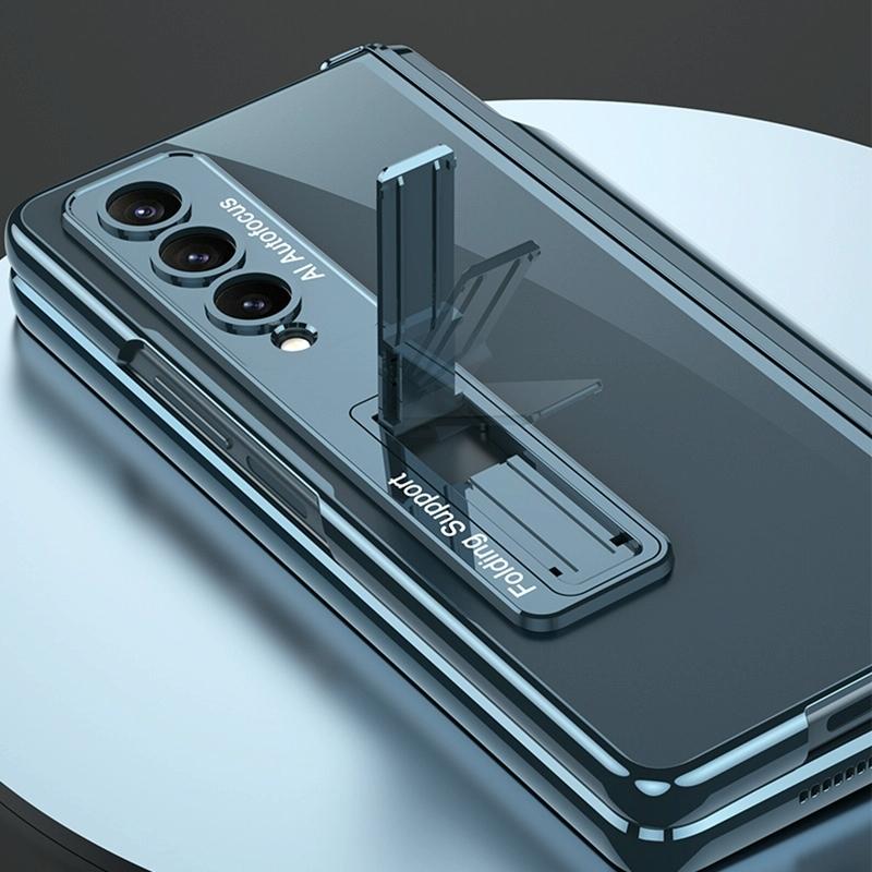 For Samsung Galaxy Z Fold4 5G Magnetic Privacy Case - Foldable - Dark Green 6
