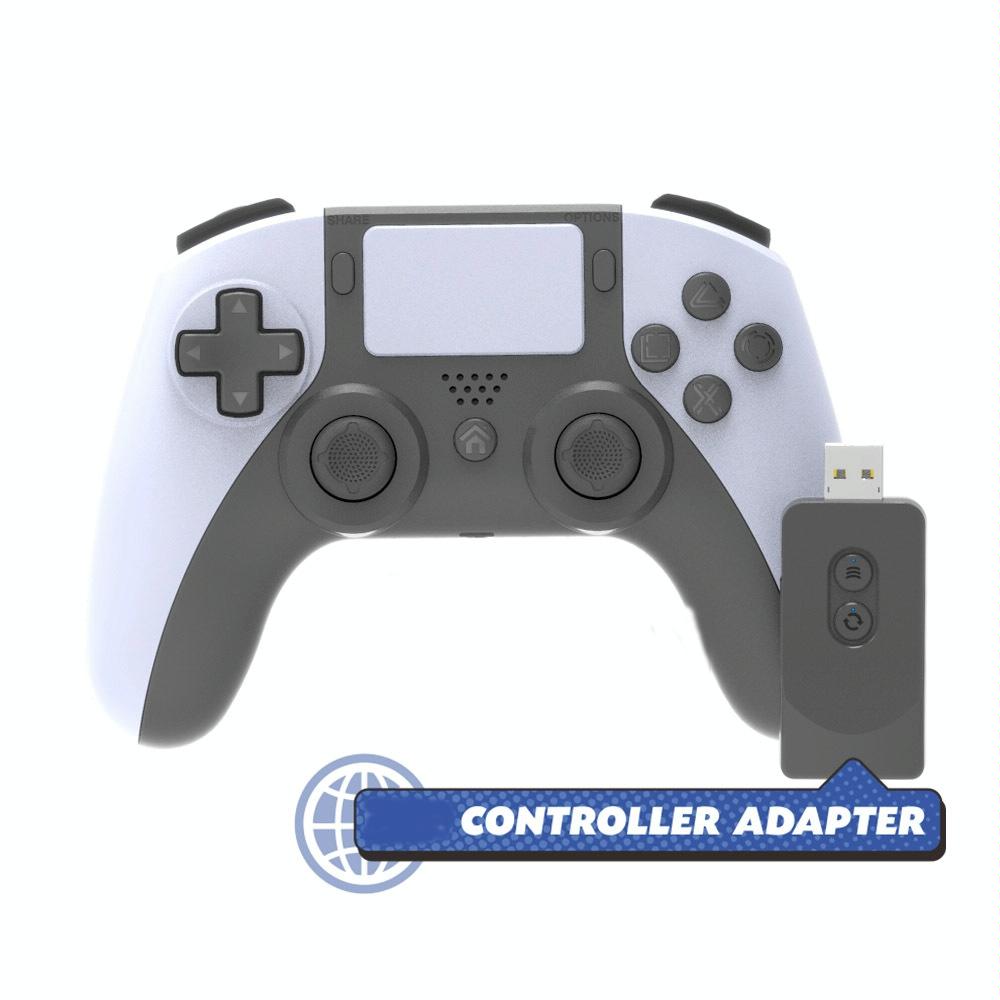 Wireless Dualsense Gamepad for Ps5 / Ps4 / Pc with Bluetooth and Joysticks - Purple Red 3
