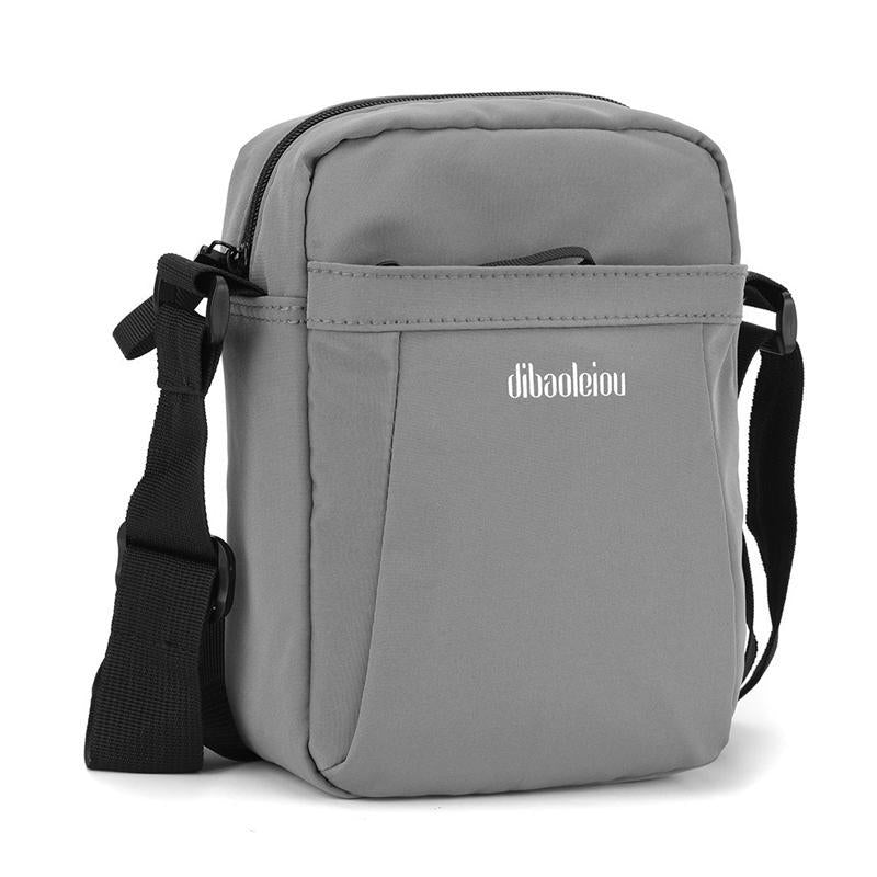 Versatile Canvas Shoulder Backpack For Men - Gray 5