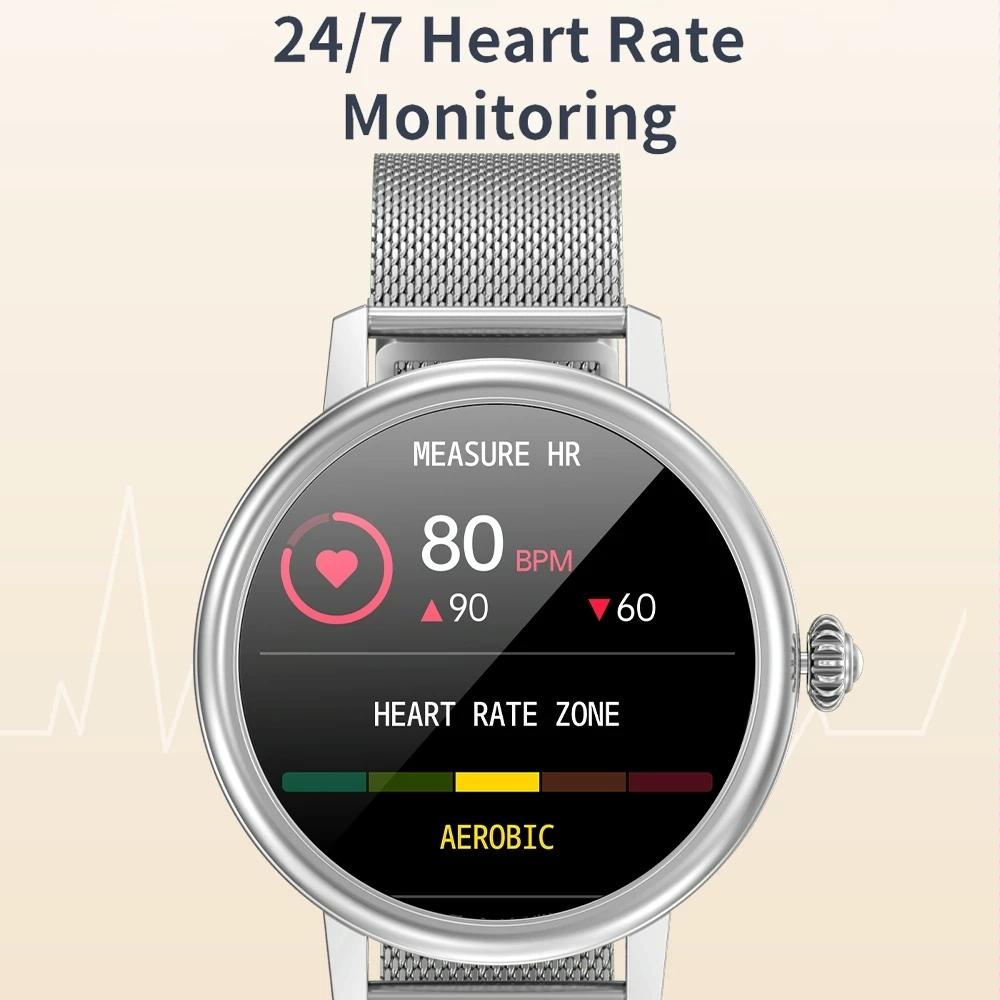 Smart Steel Watch With Colour Screen - Cf90 - Silver 5