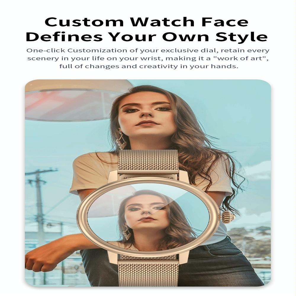 Smart Steel Watch With Colour Screen - Cf90 - Silver 6