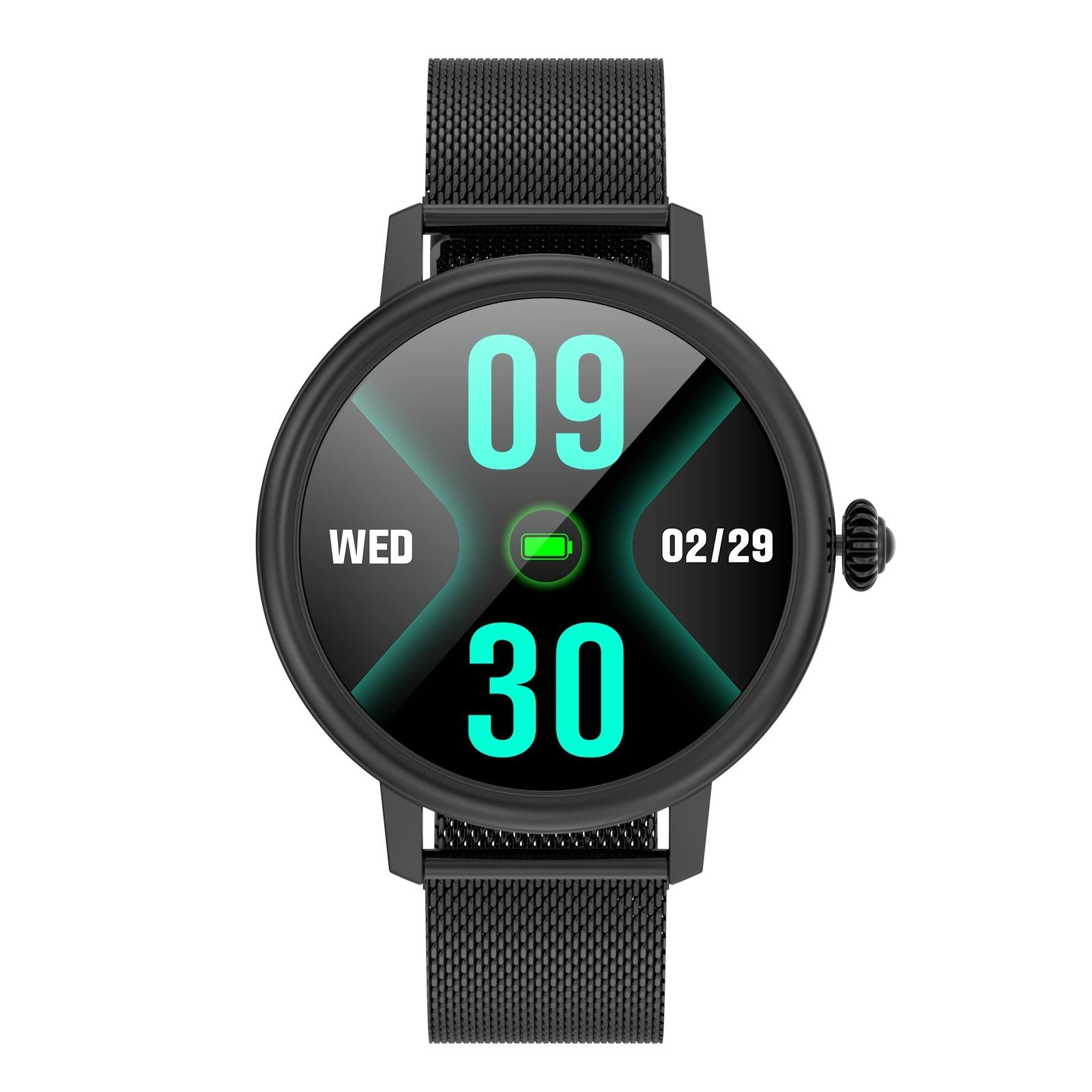 Smart Steel Watch With Colour Screen - Cf90 - Silver 10