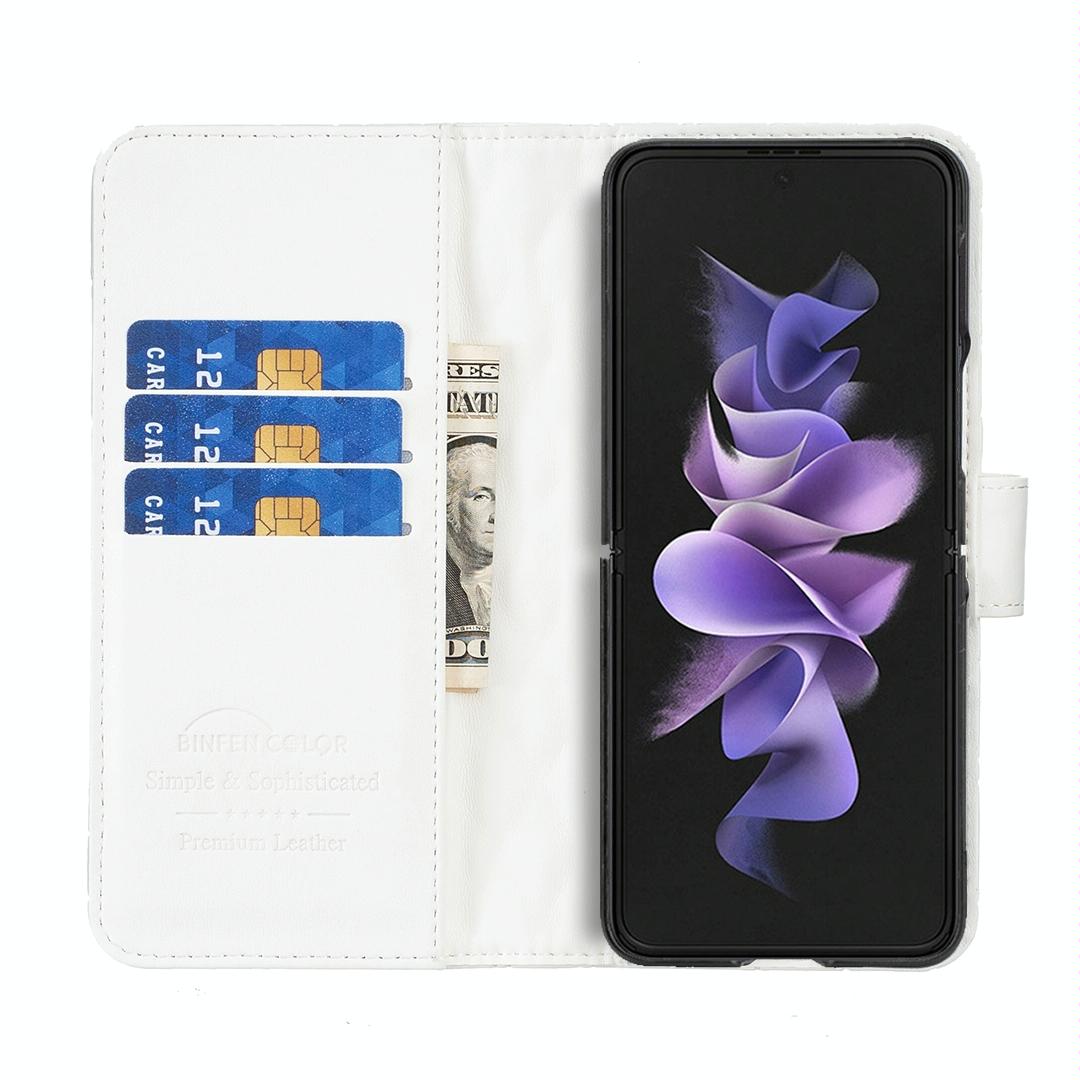 For Samsung Galaxy Z Fold4 5G Diamond Lattice Flip Wallet Case - Pink 5
