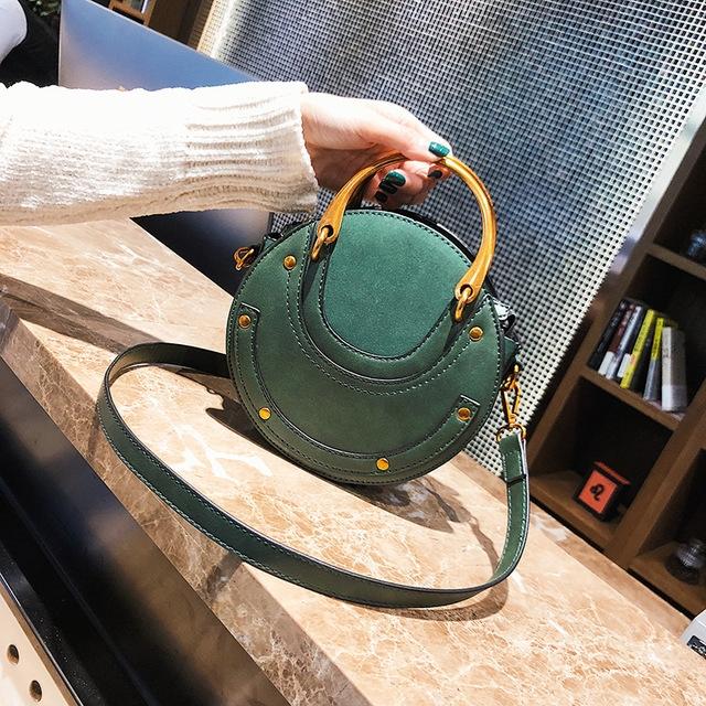 Retro Leather Mini Shoulder Bag for Women - Black 6