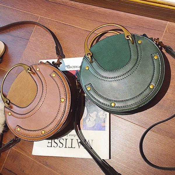 Retro Leather Mini Shoulder Bag for Women - Black 12