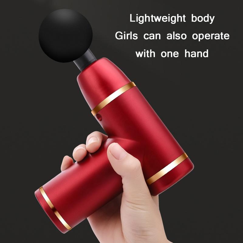 Micro-Current Cervical Spine Massager - Button Version - Red 5