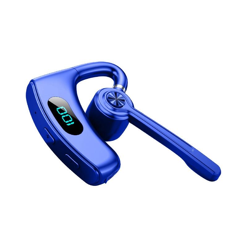 Bone Conduction Gaming Bluetooth Earphones with Noise Reduction - Blue 9