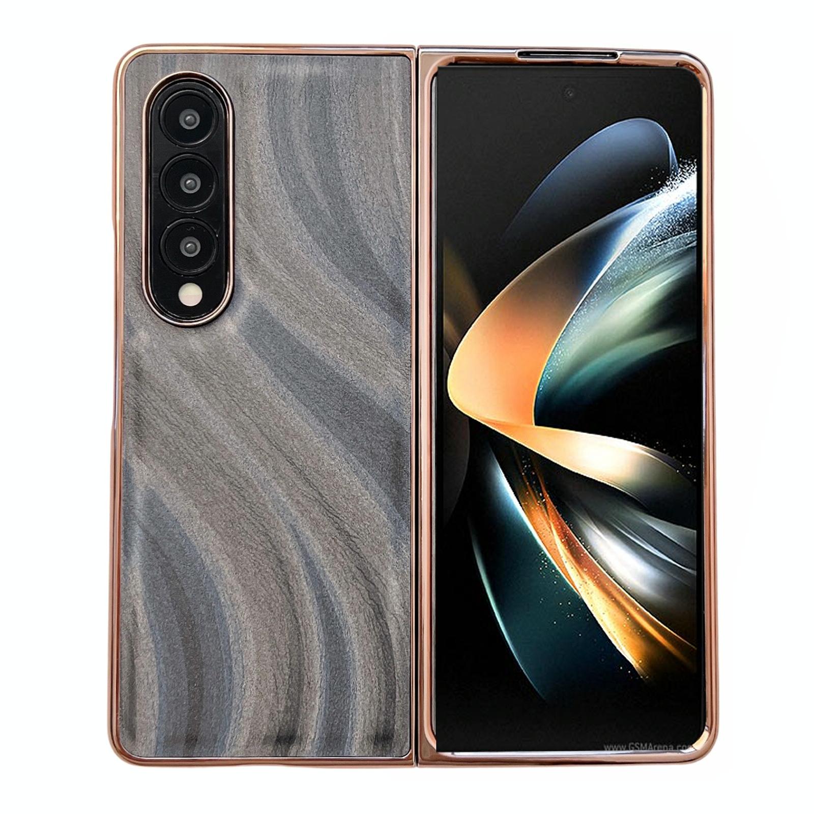 For Samsung Galaxy Z Fold4 5G Nano Electroplating Case - Black 6