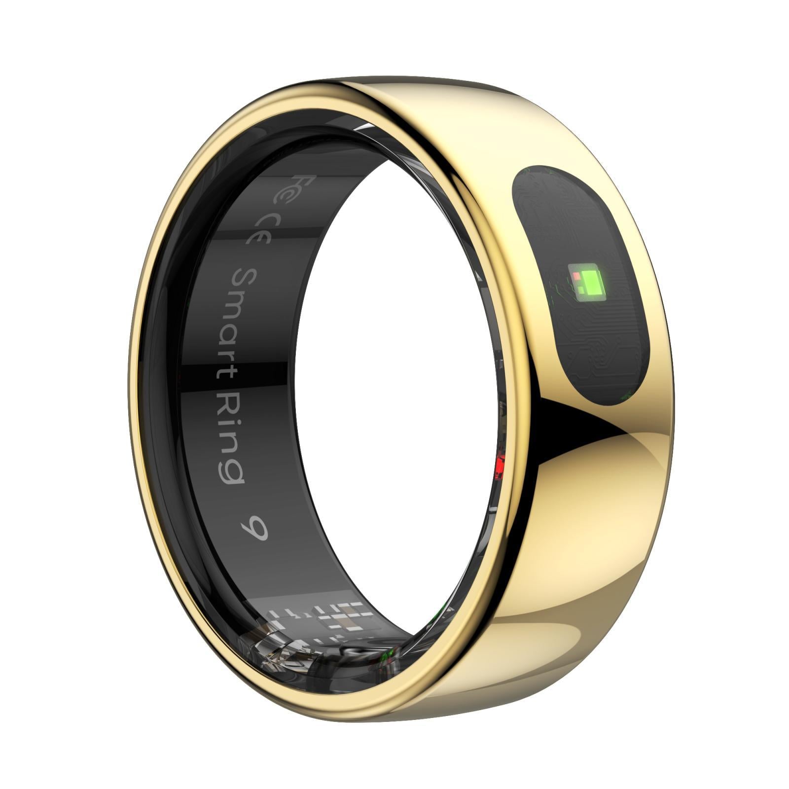 Smart Ring Heart Rate Blood Oxygen Sleep Sports Size 11 - Silver 12