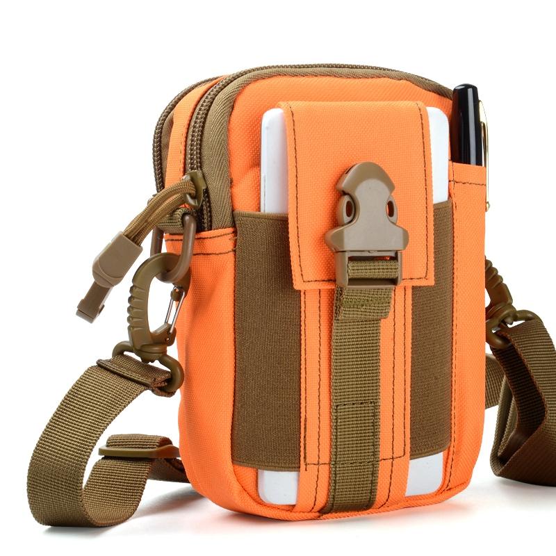 Versatile Messenger Bag With Shoulder Strap - Soil Colour