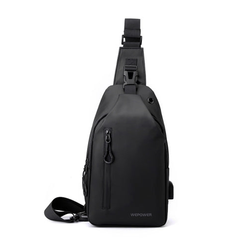 Men Casual Chest Bag Splashproof Backpack - Grey 3