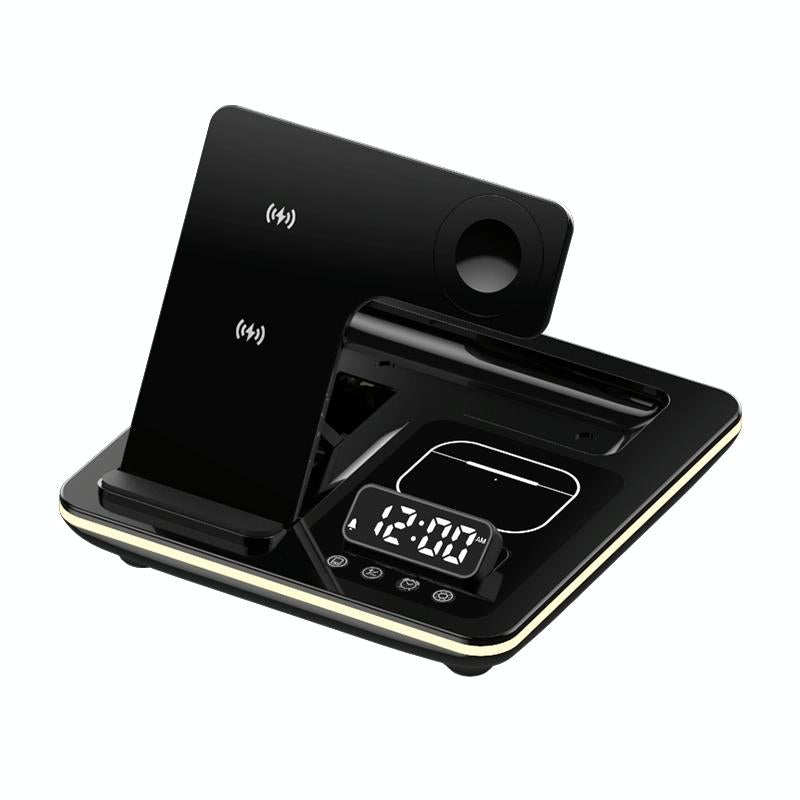 15W 5 In 1 Foldable Wireless Charger Stand - Silver 3