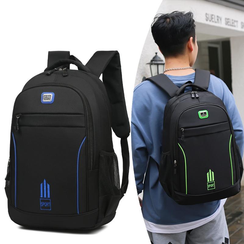 Large Capacity Nylon Backpack For Students - Black 3