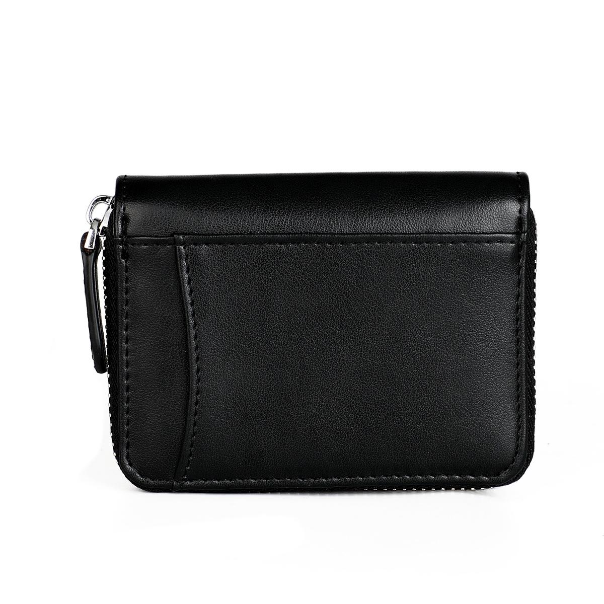 Rfid-protected Leather Coin Purse - Secure & Stylish - Brown 5