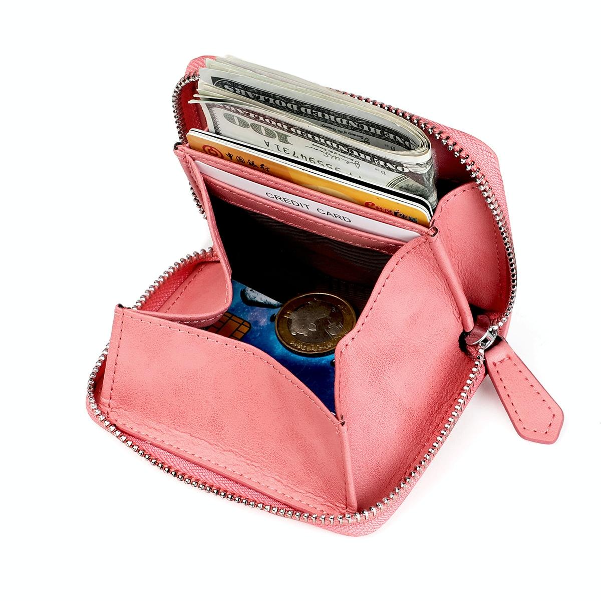 Rfid-protected Leather Coin Purse - Secure & Stylish - Brown 14