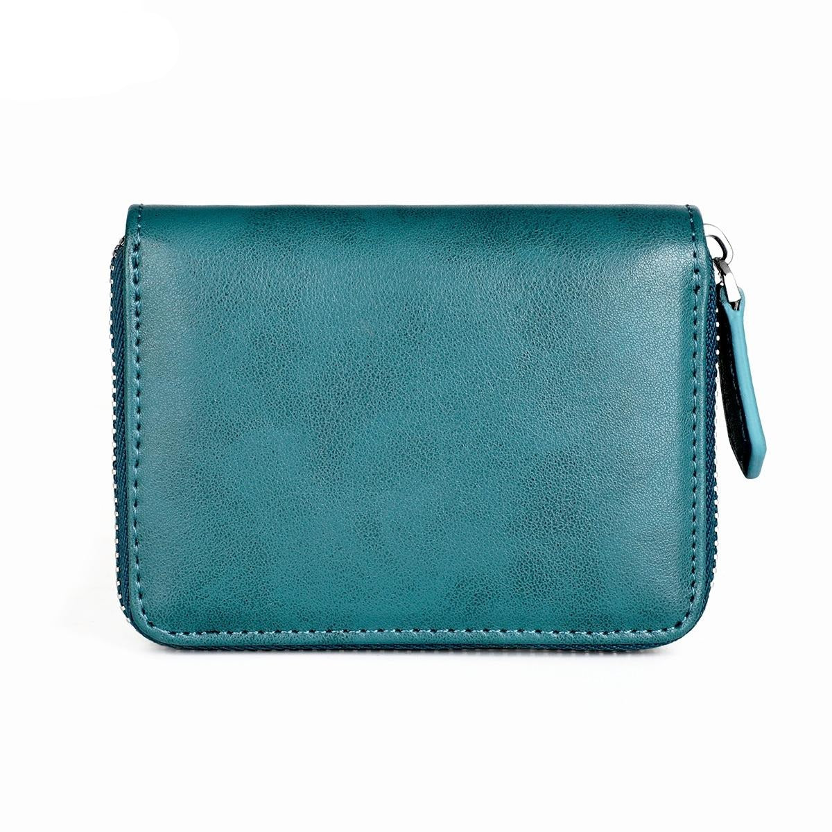Rfid-protected Leather Coin Purse - Secure & Stylish - Brown 15