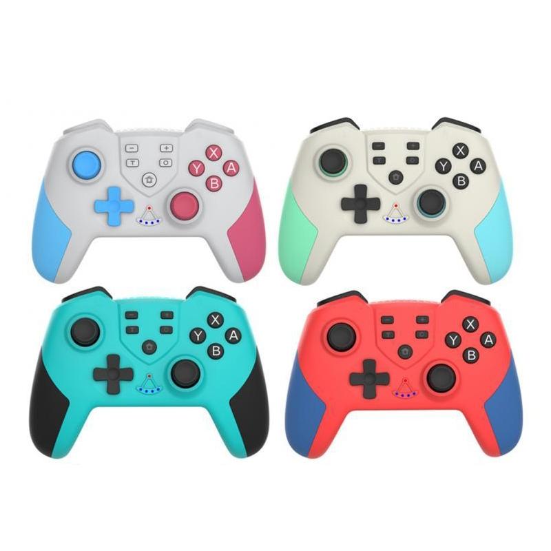 Wireless Six-axis Tooth Handle for Switch Pro - Blue Green 3