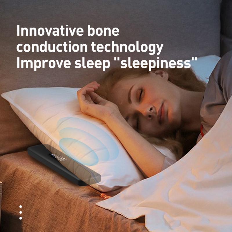 Bone Conduction Sleep Speaker Bluetooth 5.3 Fits All Devices - Black 4