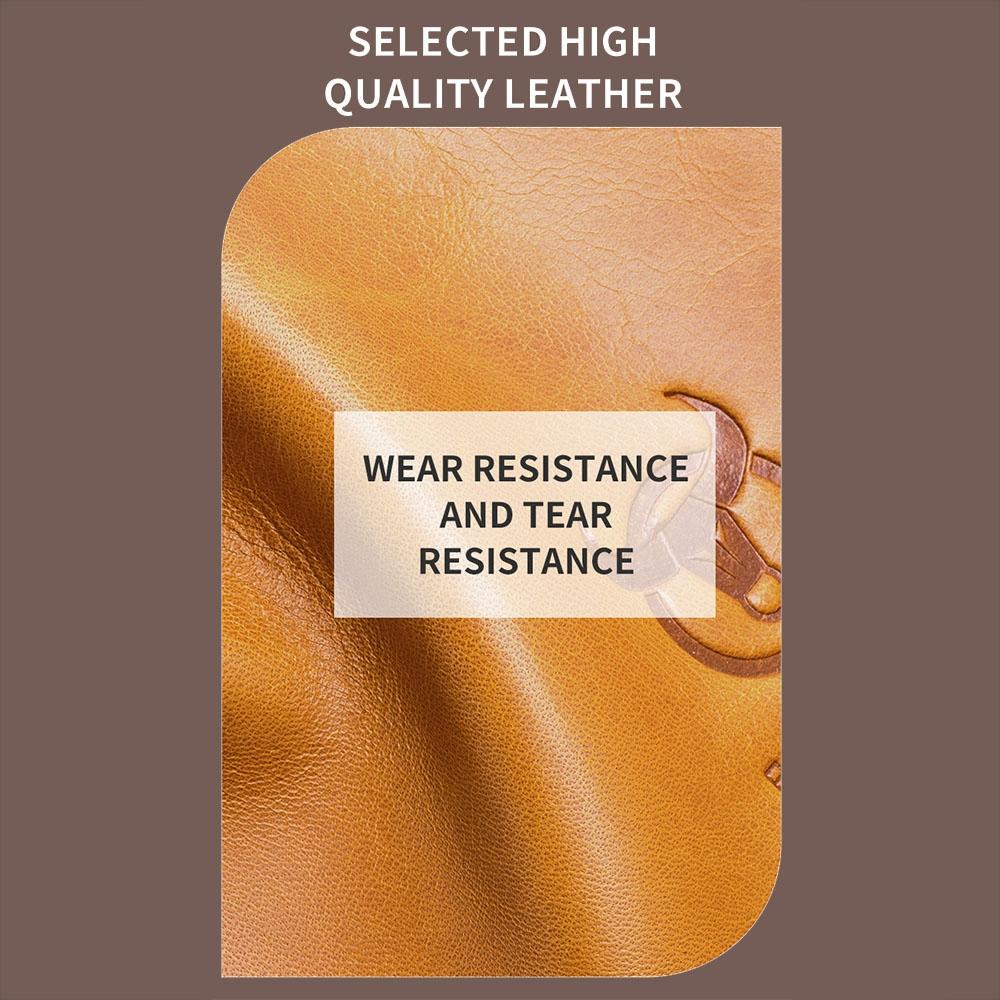 Rfid Anti Theft Cowhide Card Holder Wallet Coffee 8